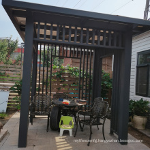 Modern Design Outside WATERROOF Garden Aluminum Pergola with shadows or printscreen